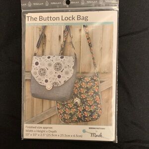 Button Lock Bag Pattern